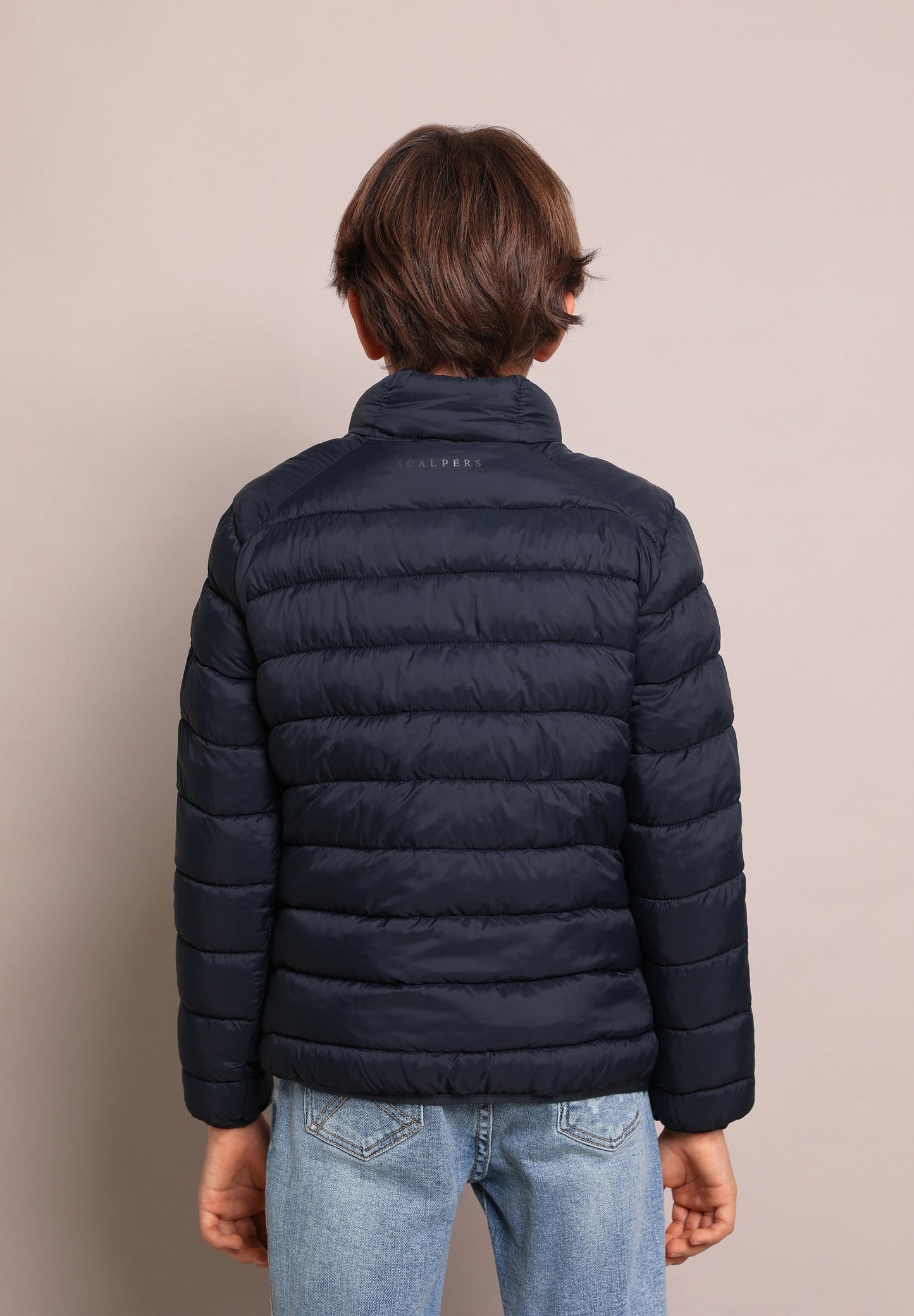 QUILTED JACKET WITH SKULL DETAIL