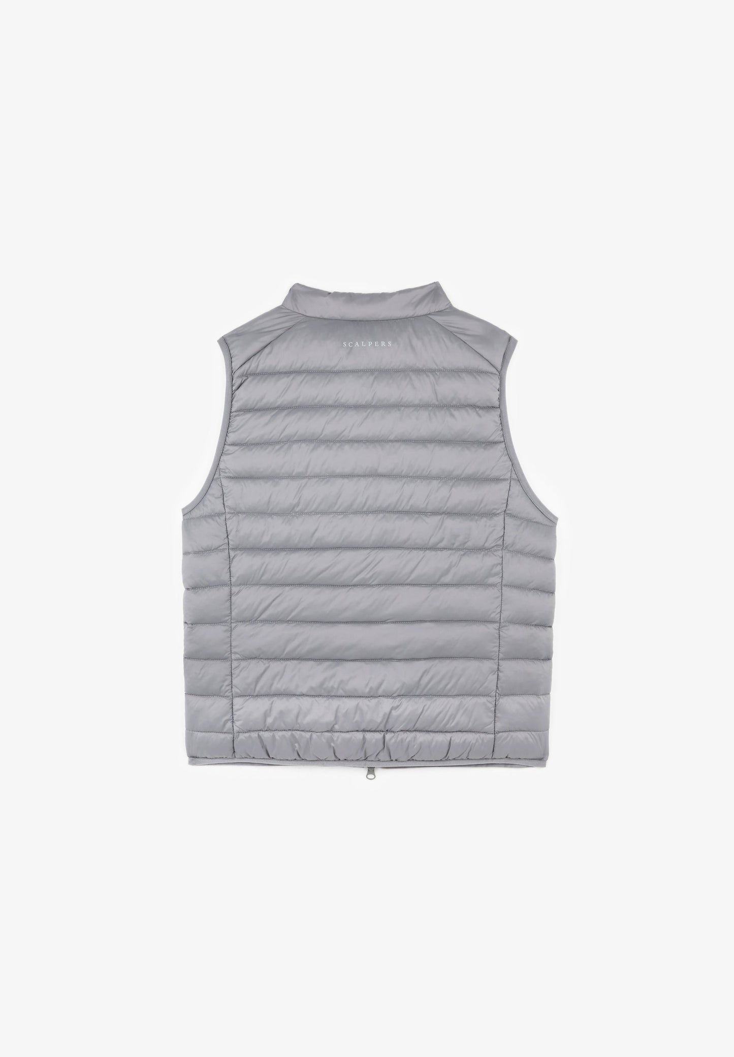 QUILTED GILET WITH SKULL DETAIL