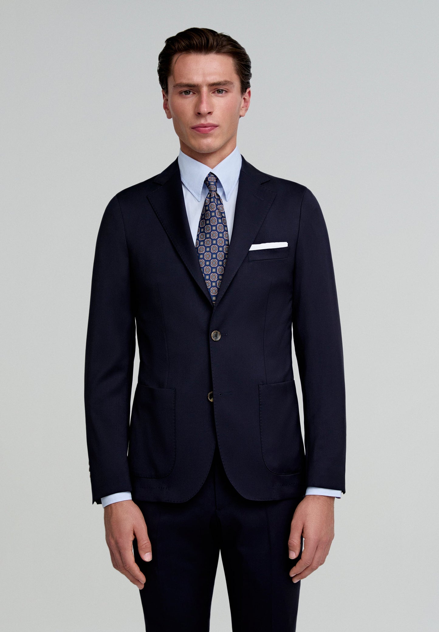 TRAJE CLÁSICO LANA AZUL