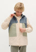 THREE-TONE COLOUR BLOCK JACKET
