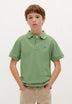 BASIC POLO SHIRT WITH SKULL DETAIL