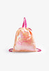 METALLIC BUCKET BAG