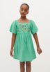 ROBE COTON FLEURS BRODÉES