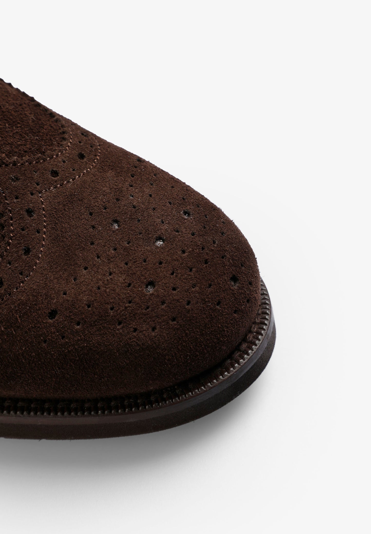 CONTRAST SUEDE DERBY SHOES
