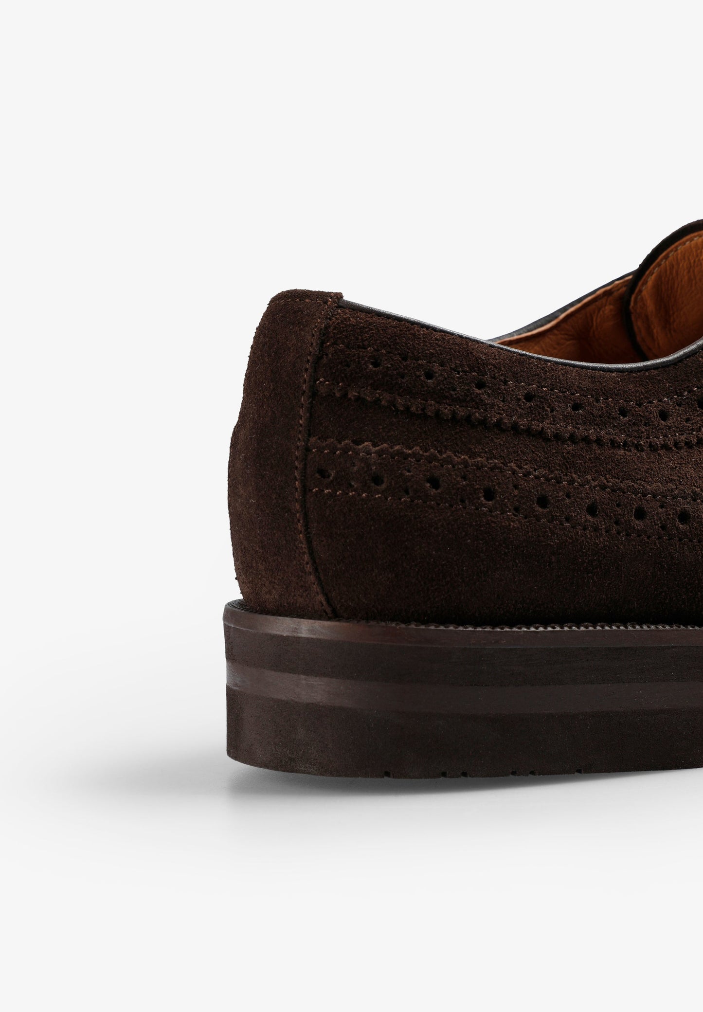 CONTRAST SUEDE DERBY SHOES