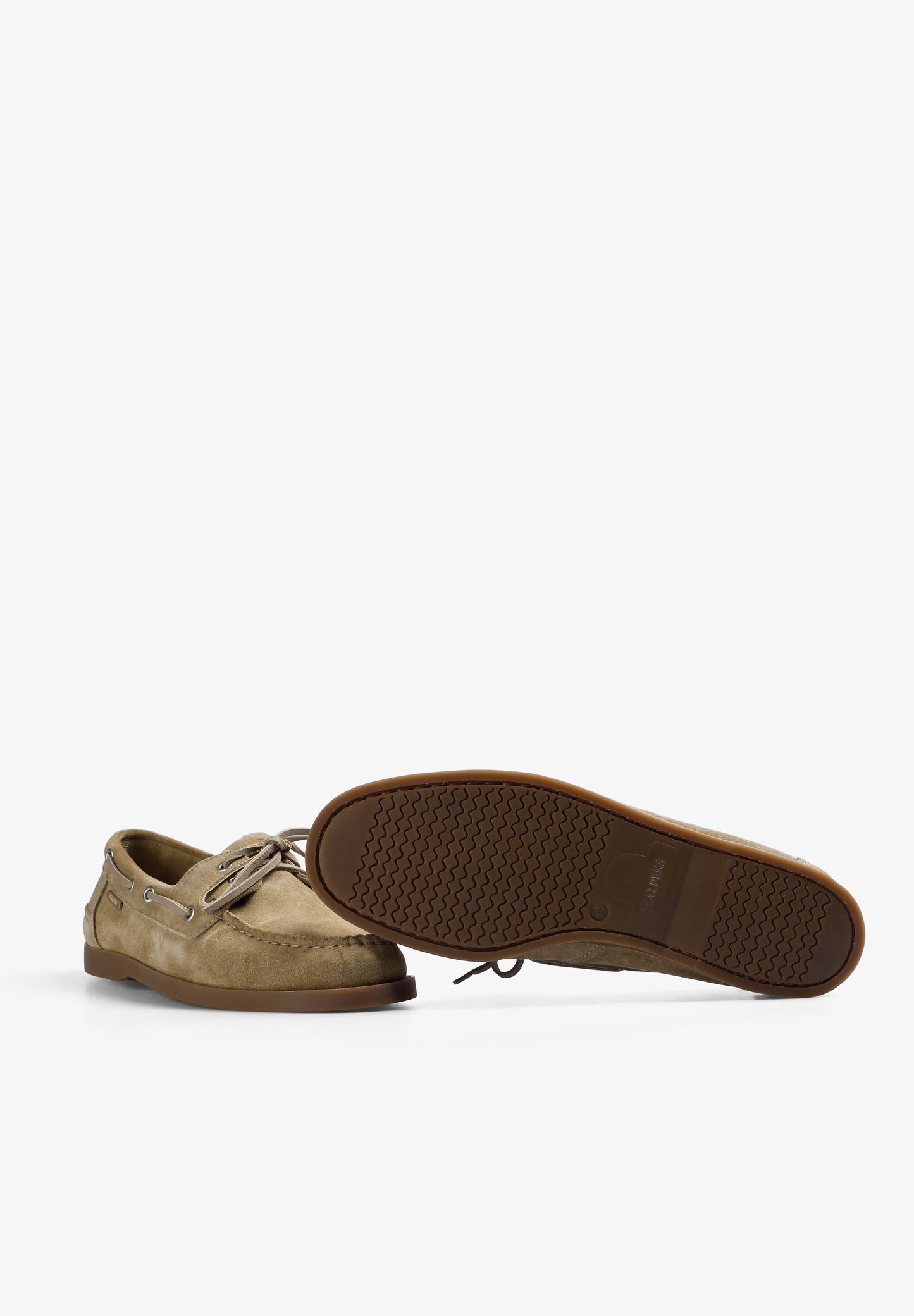 PLAIN LEATHER DECK SHOES