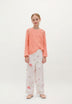 RIBBED KNIT SWEATER WITH OPENINGS
