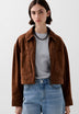 CROPPED SUEDE JACKET