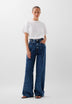 HIGH WAIST JEANS WITH SEAM DETAIL