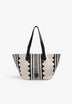 ETHNIC PRINT SHOPPER BAG