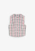 GINGHAM LINEN GILET