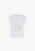 SCFOIL EMB SKULL TEE