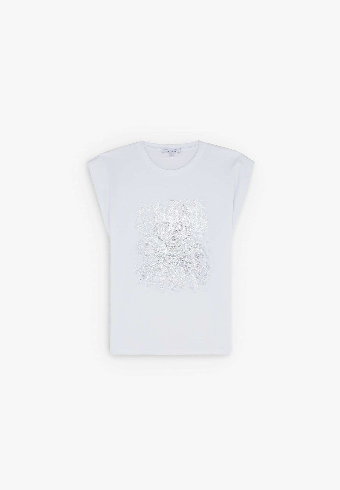 T-SHIRT PRINT METALLIC DOODSHOOFD