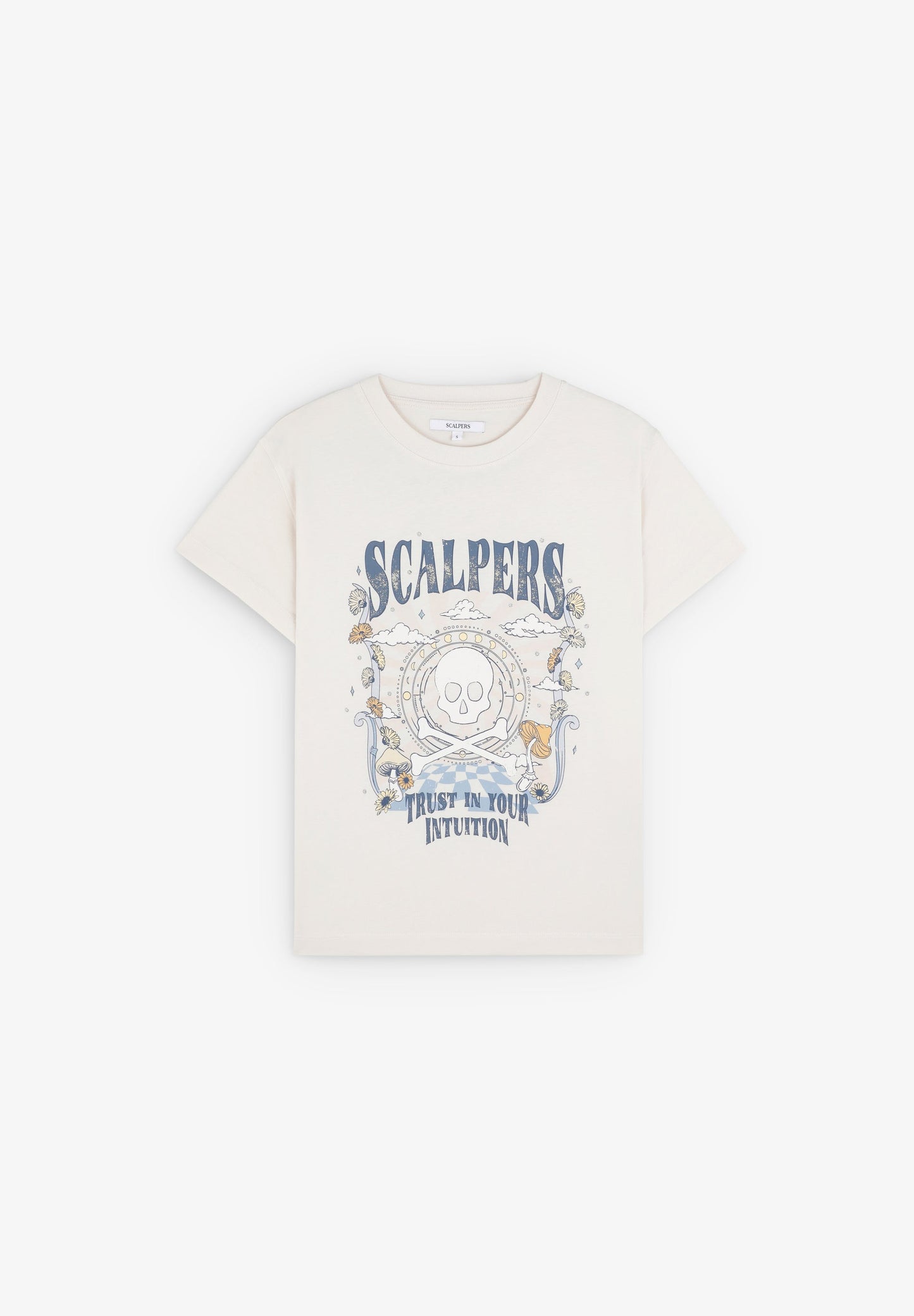 ROCK PRINT SKULL T-SHIRT