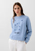 SWEATSHIRT WITH EMBROIDERED LETTERS