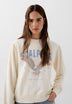 SWEATSHIRT WITH FADED PRINT
