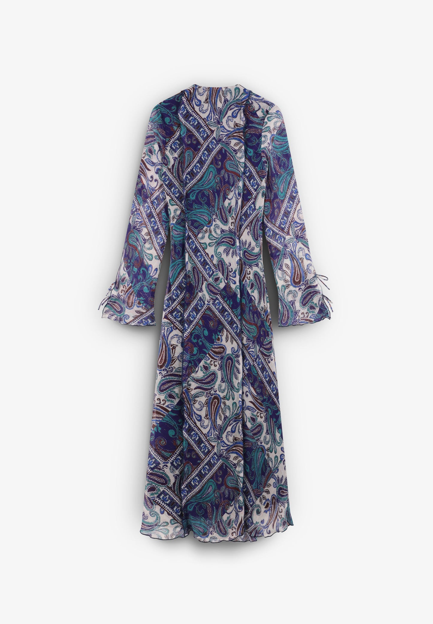 LONG FLOWING PAISLEY DRESS