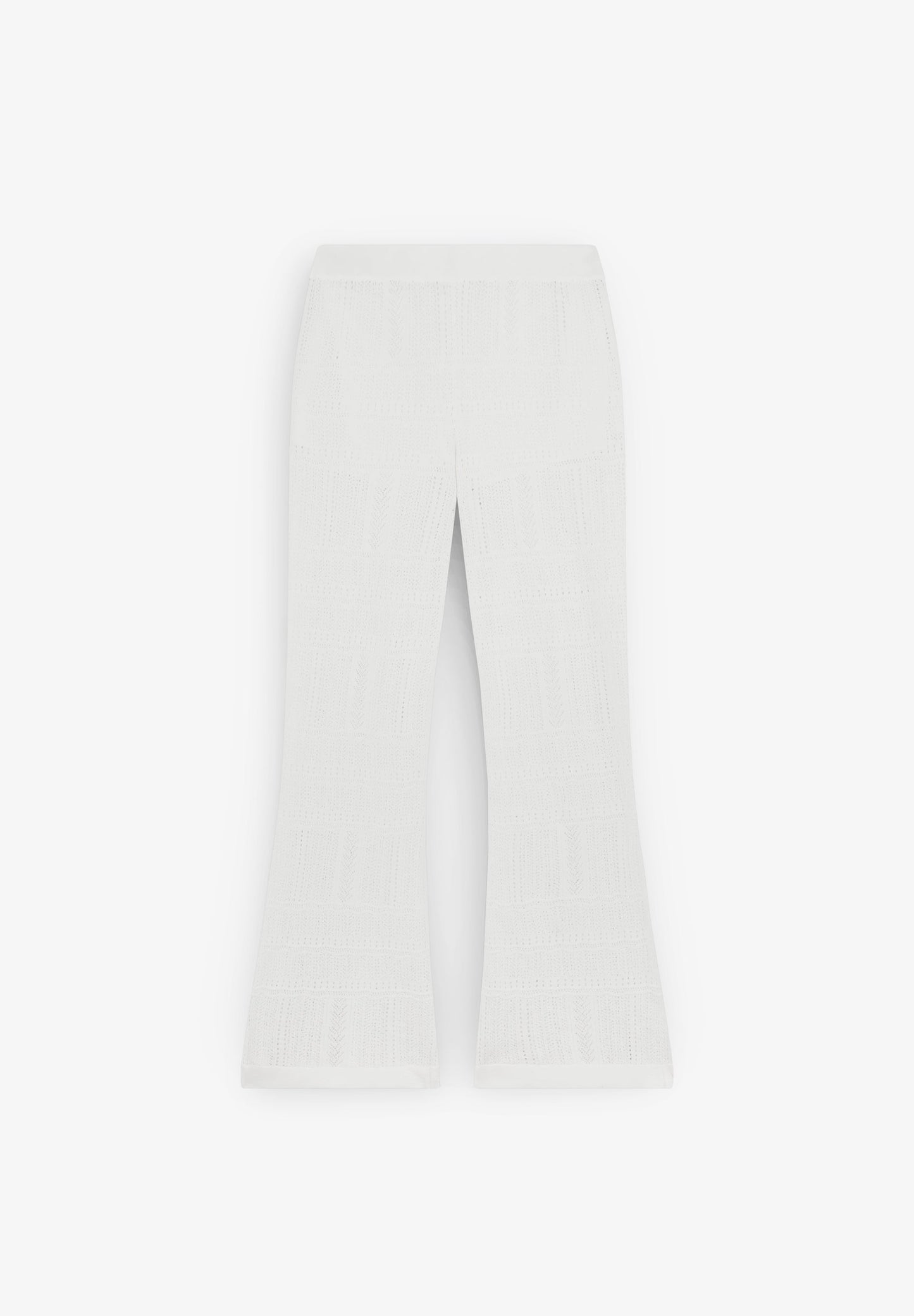 POINTELLE FLARED TROUSERS