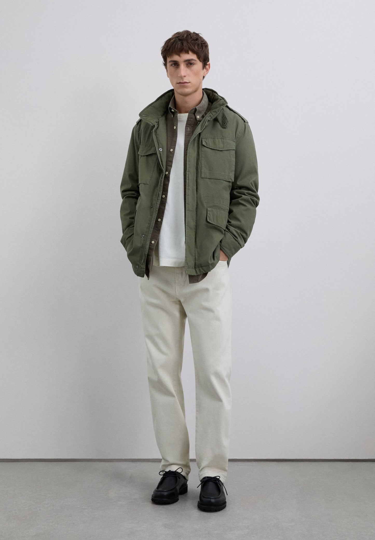 MILITARY HOODED JACKET