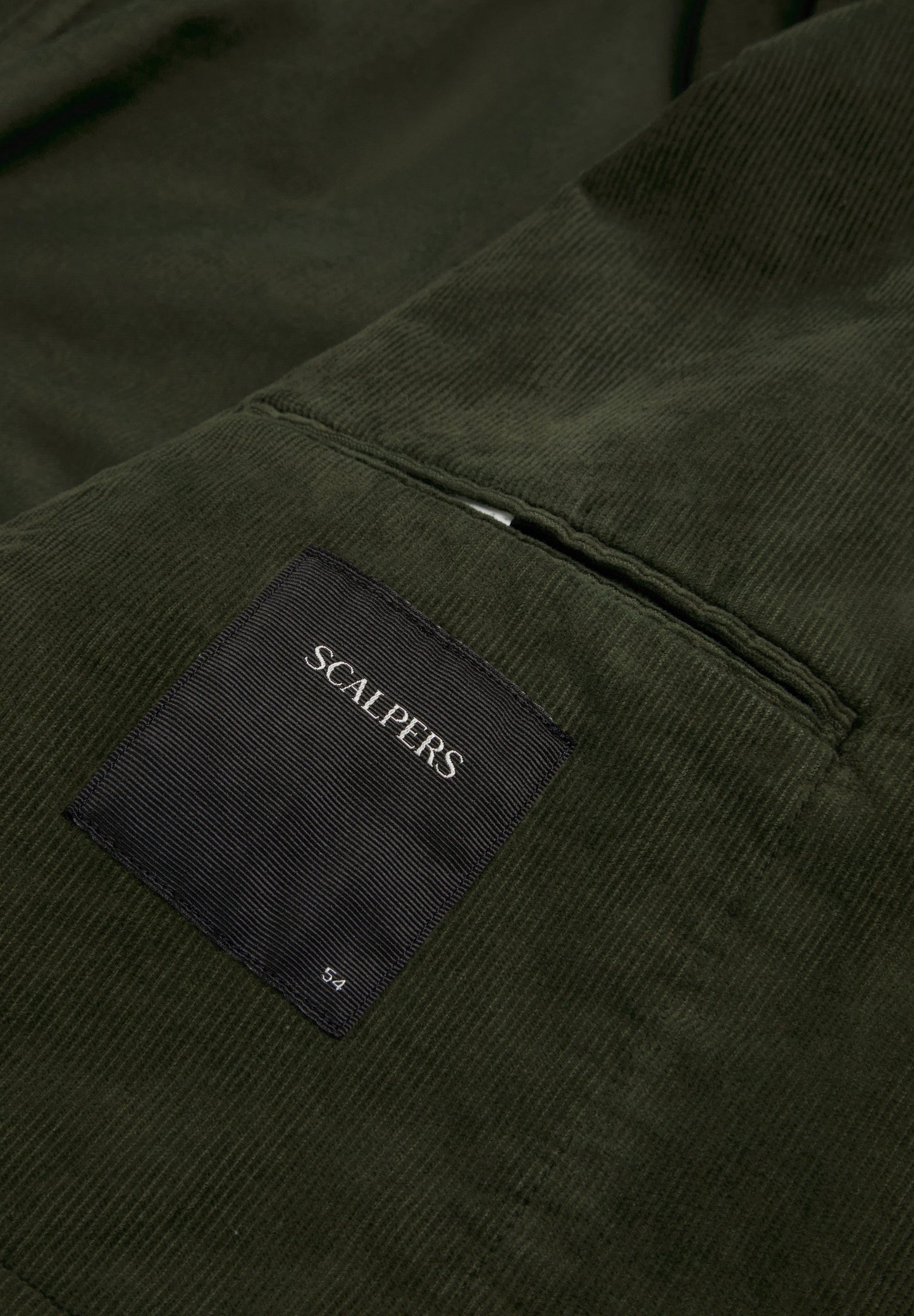 VESTE VELOURS CÔTELÉ