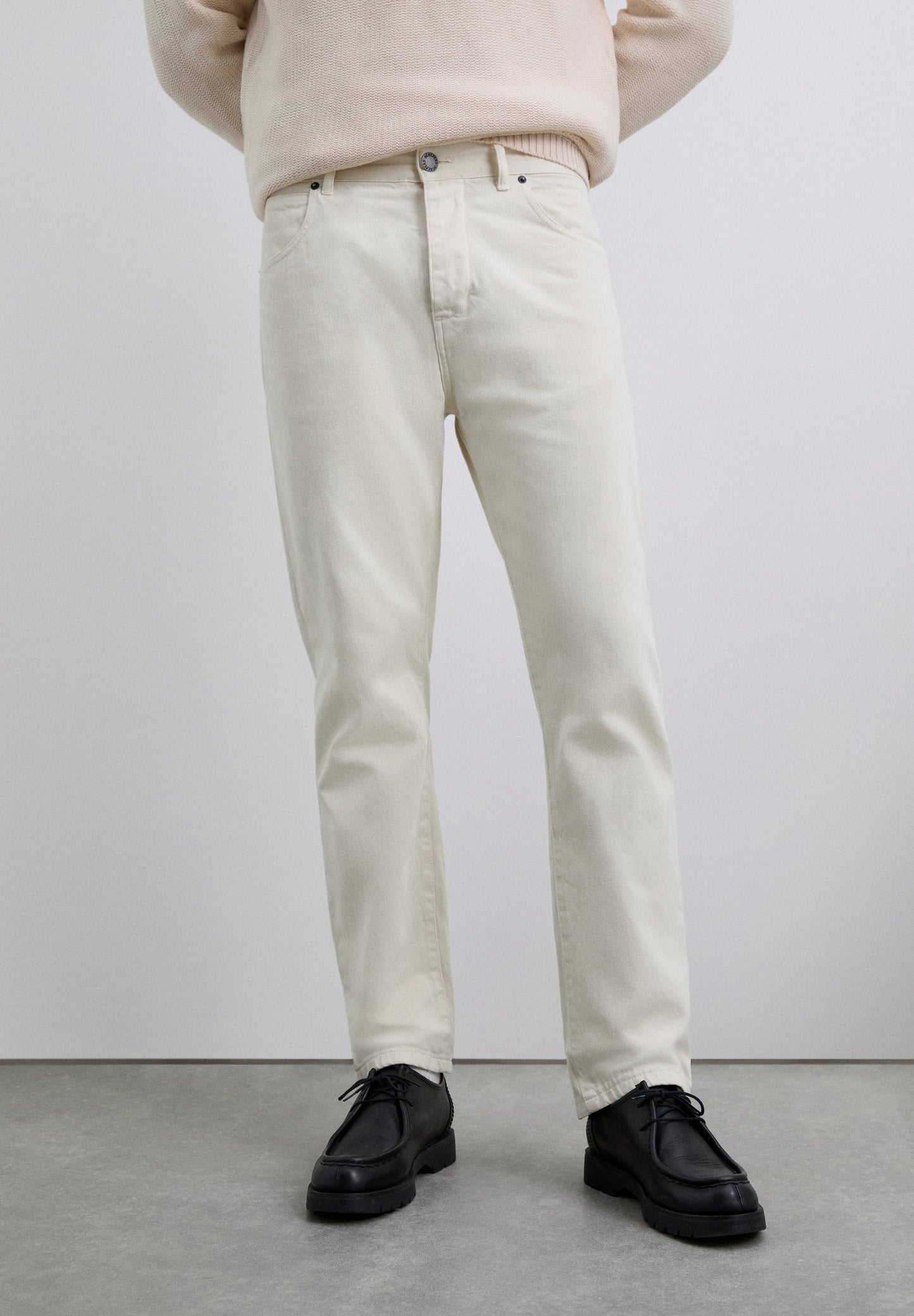 STRAIGHT LOGO TROUSERS