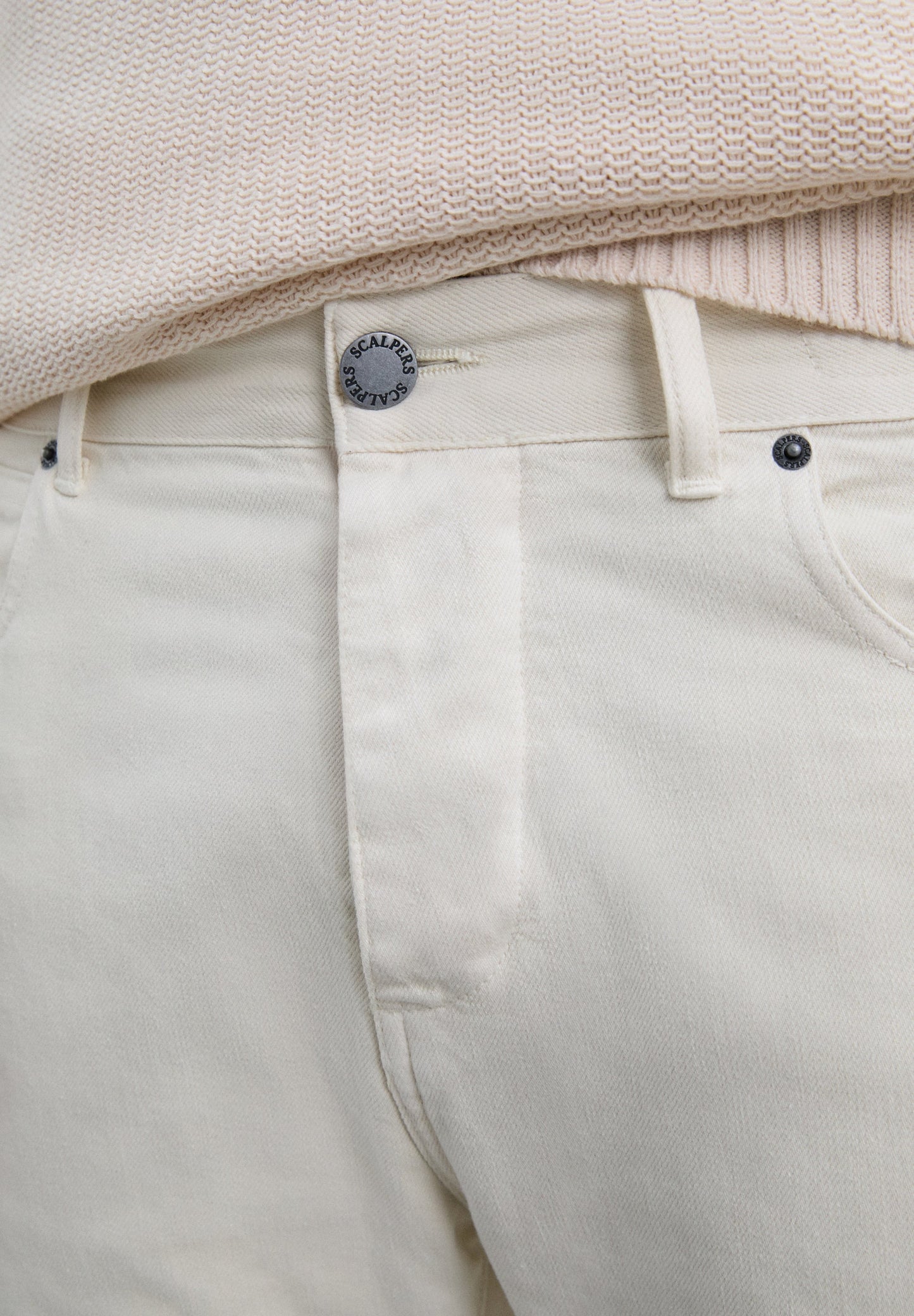 STRAIGHT COTTON TROUSERS