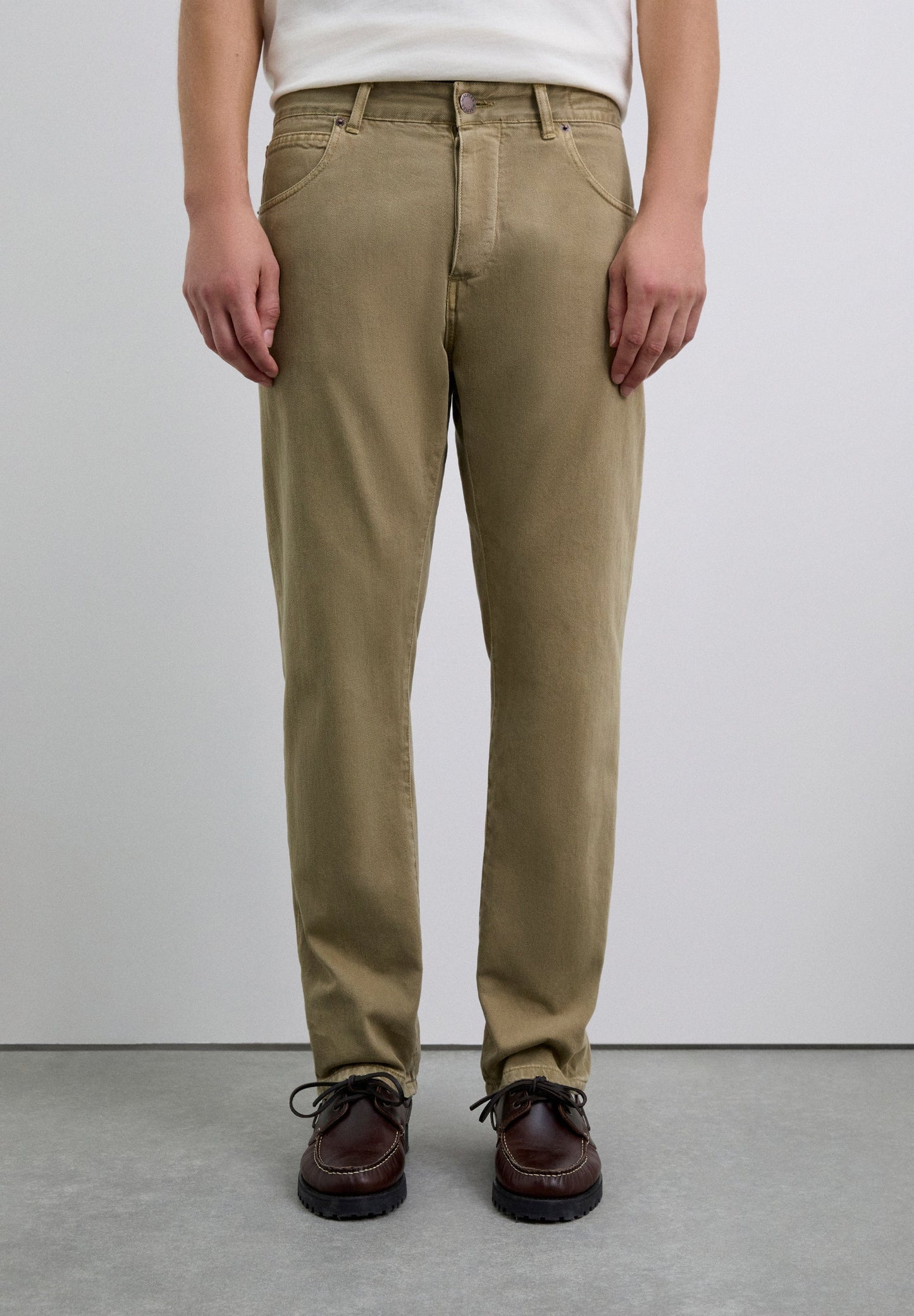 PANTALON DROIT COTON