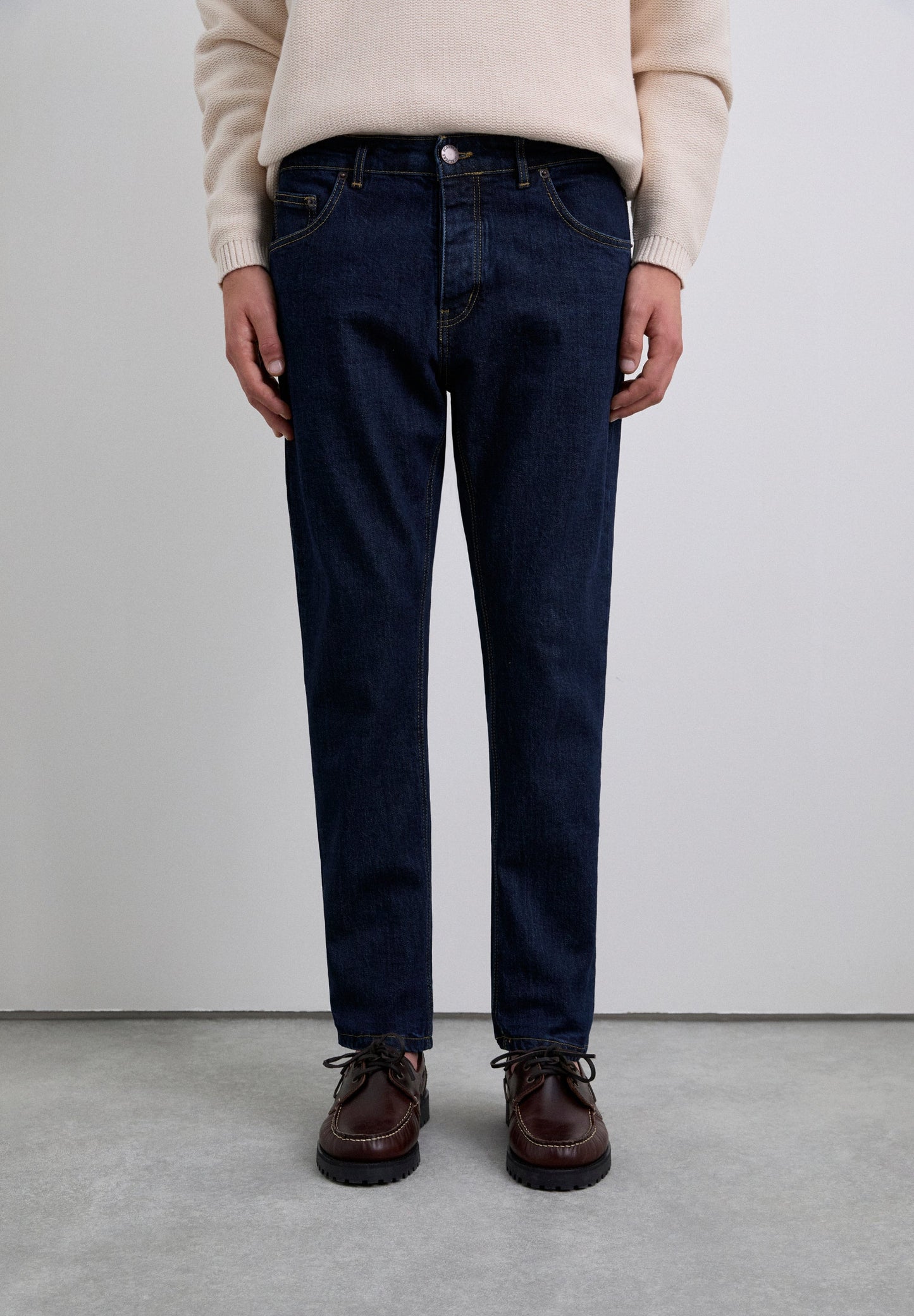 DENIM TROUSERS