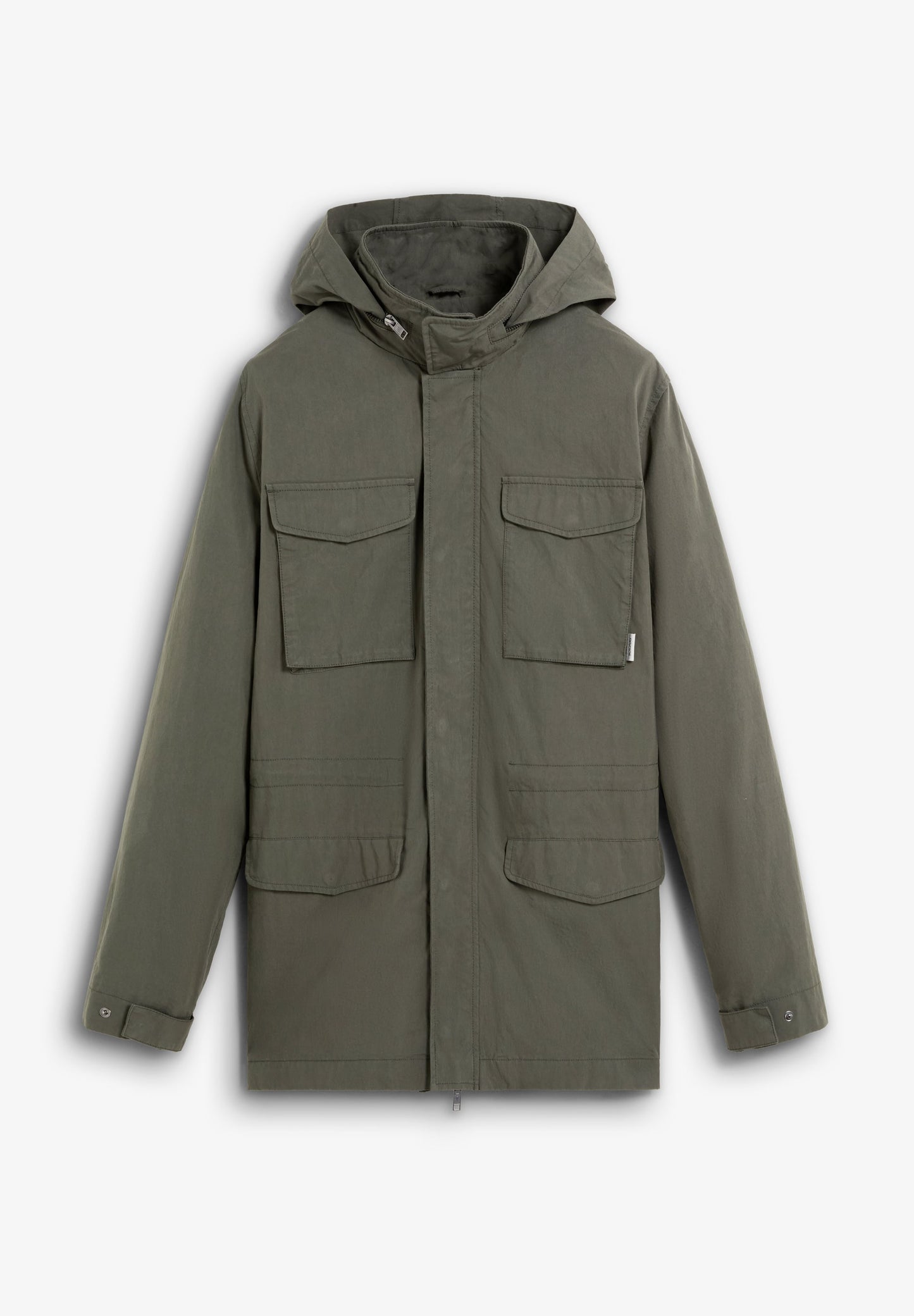 MILITARY PARKA WITH LOGO