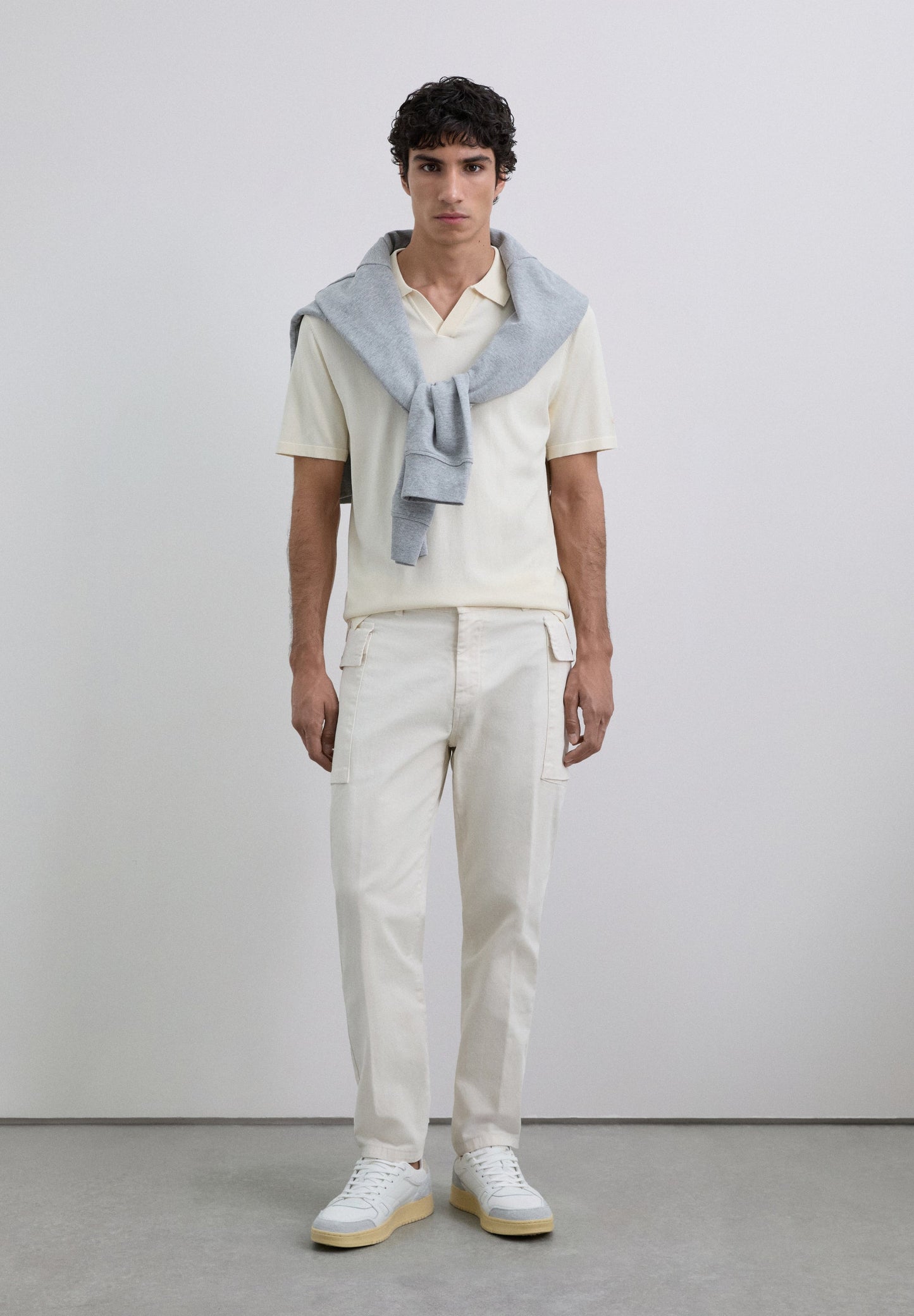 SC ADN CHUNKY KNIT POLO SHIRT