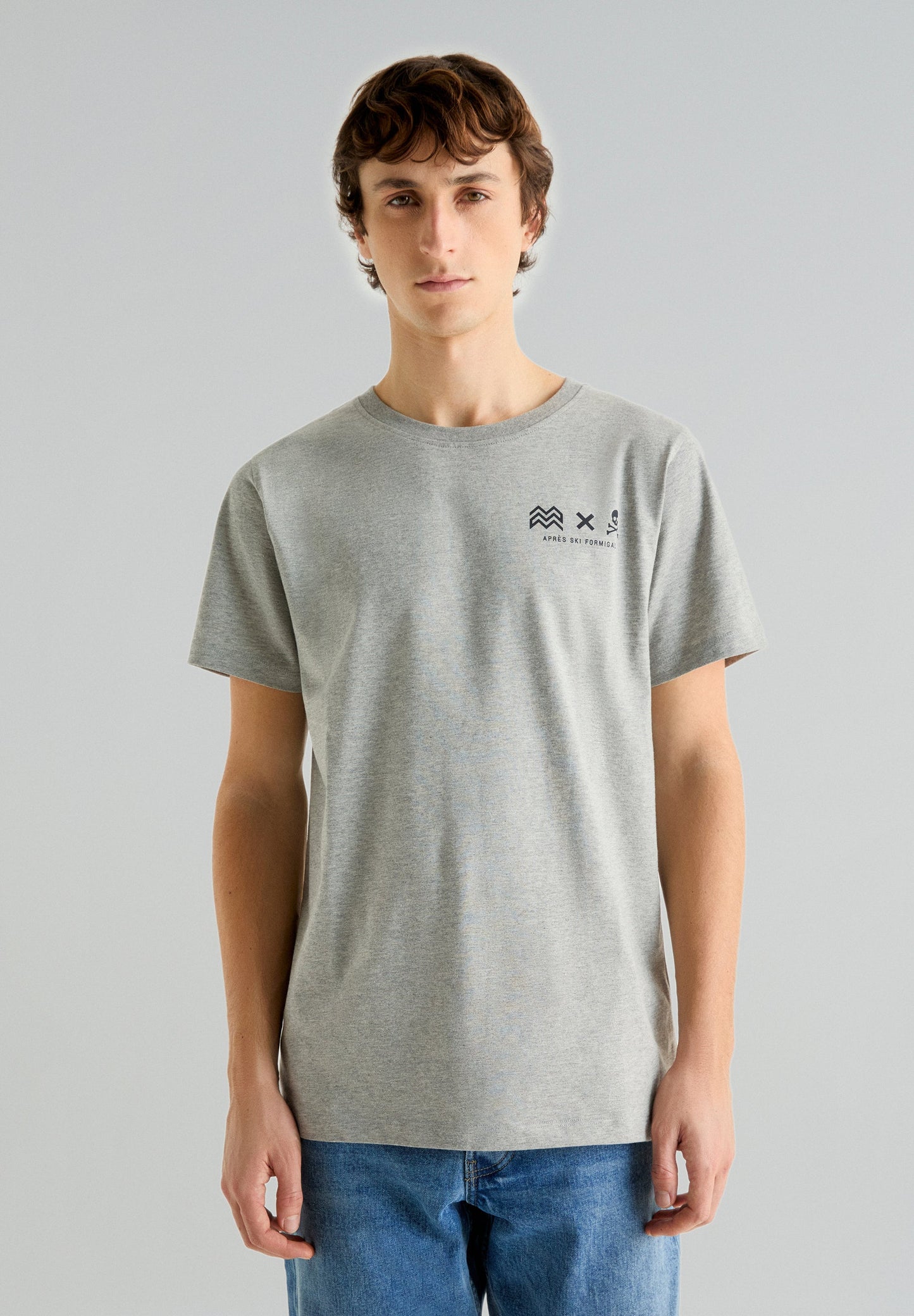 MARCHICA X SCALPERS CHEST LOGO T-SHIRT