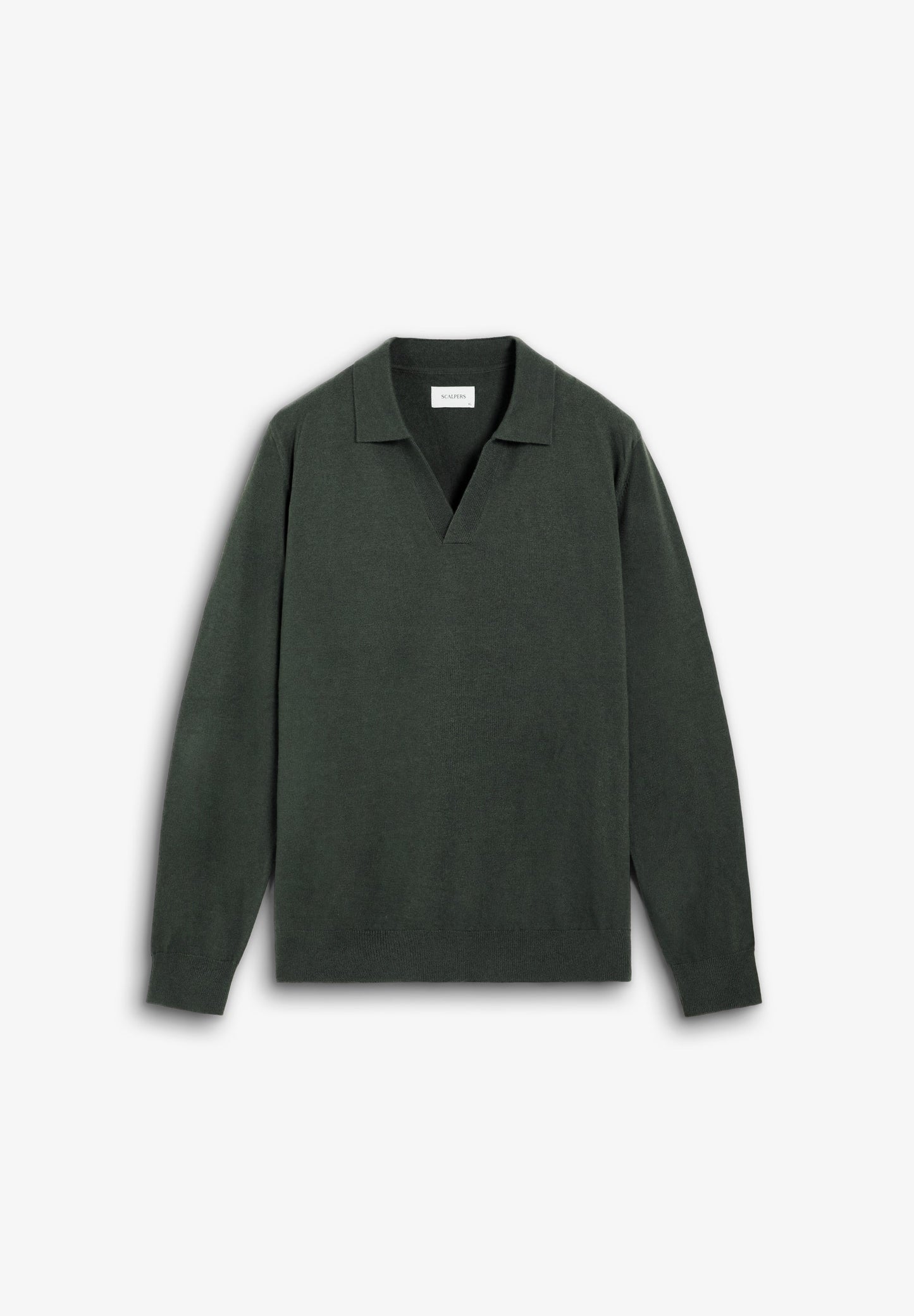 WOOL KNIT POLO SHIRT