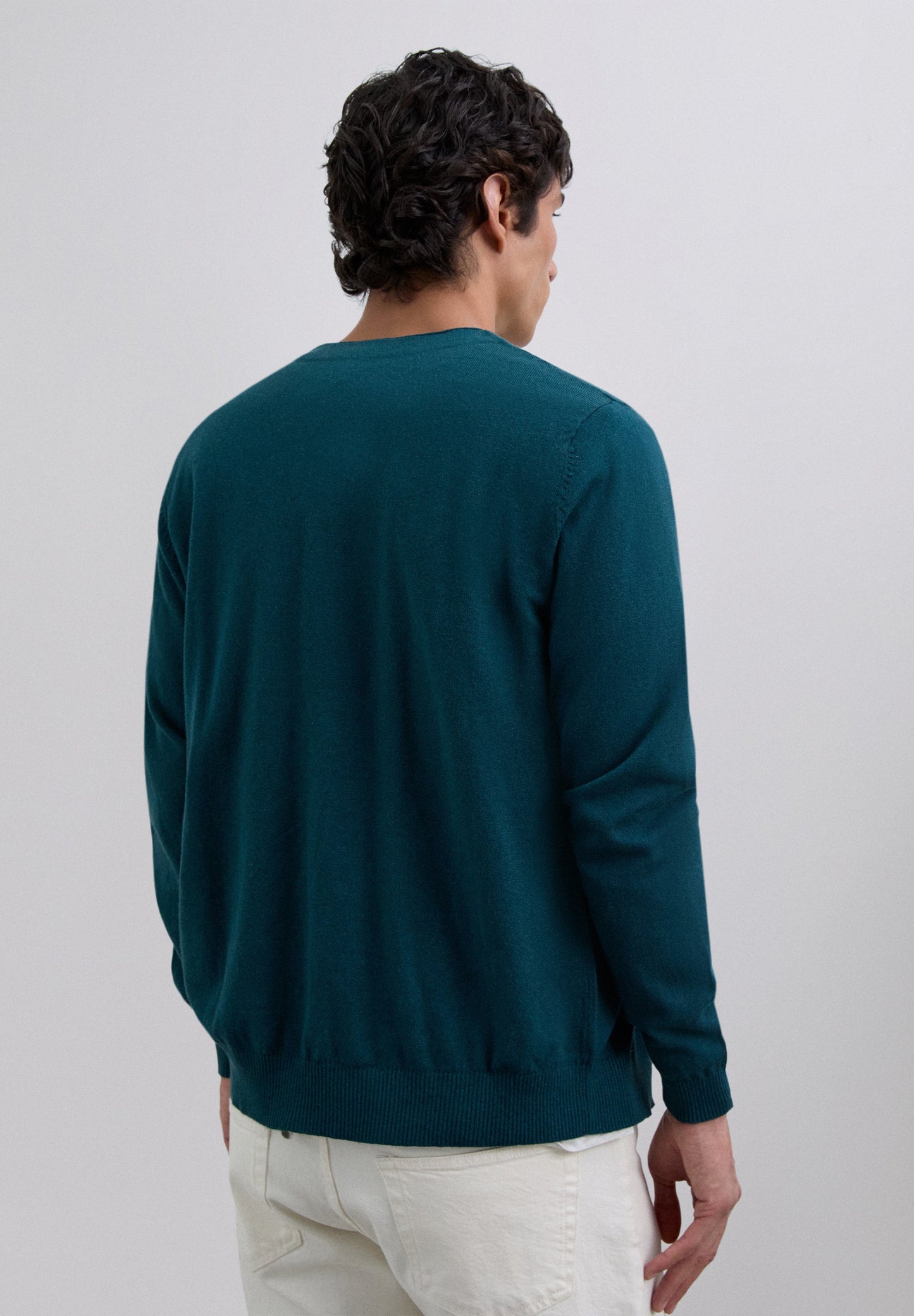 V-NECK CARDIGAN WITH SKULL