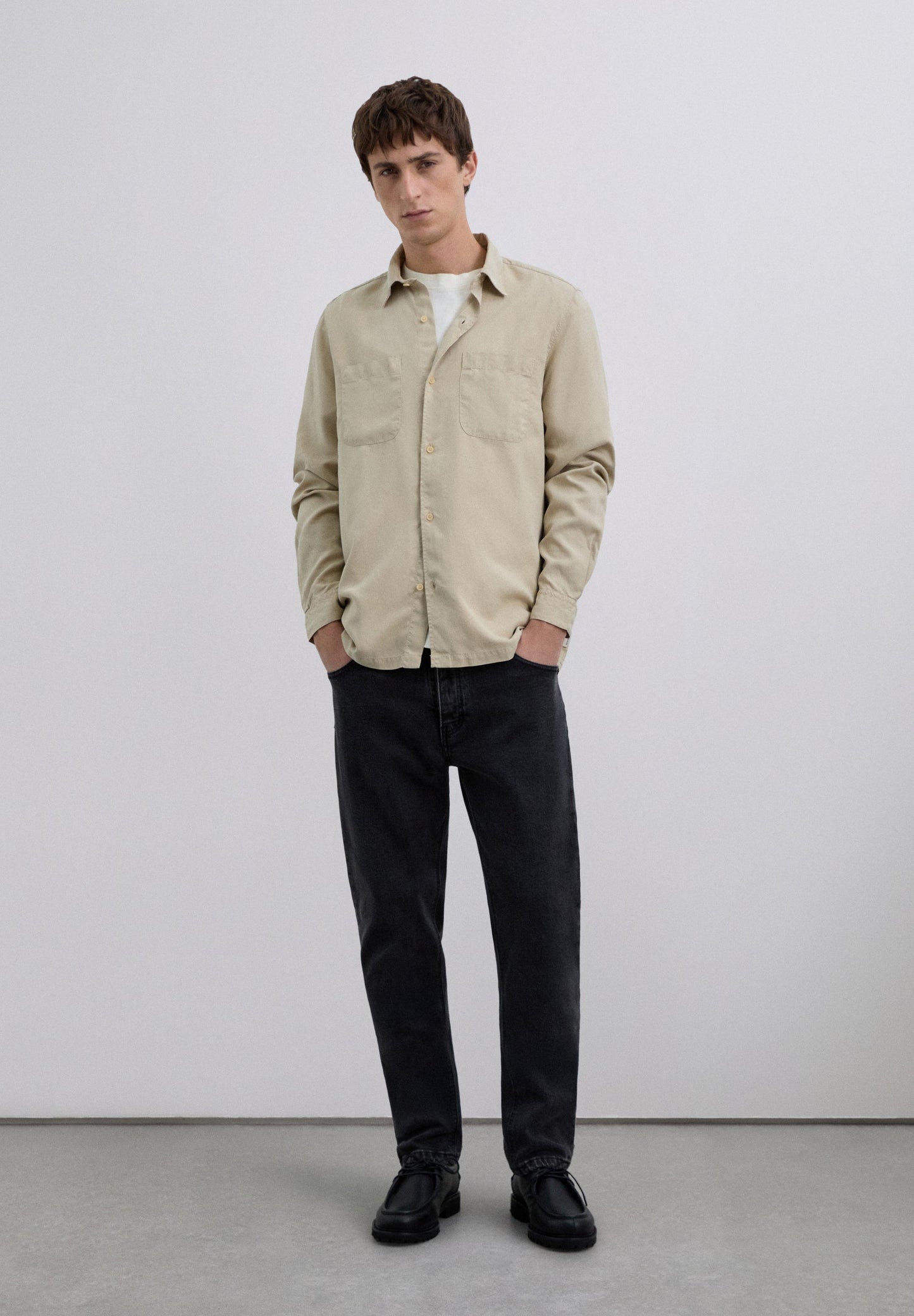 SLIM FIT COTTON SHIRT