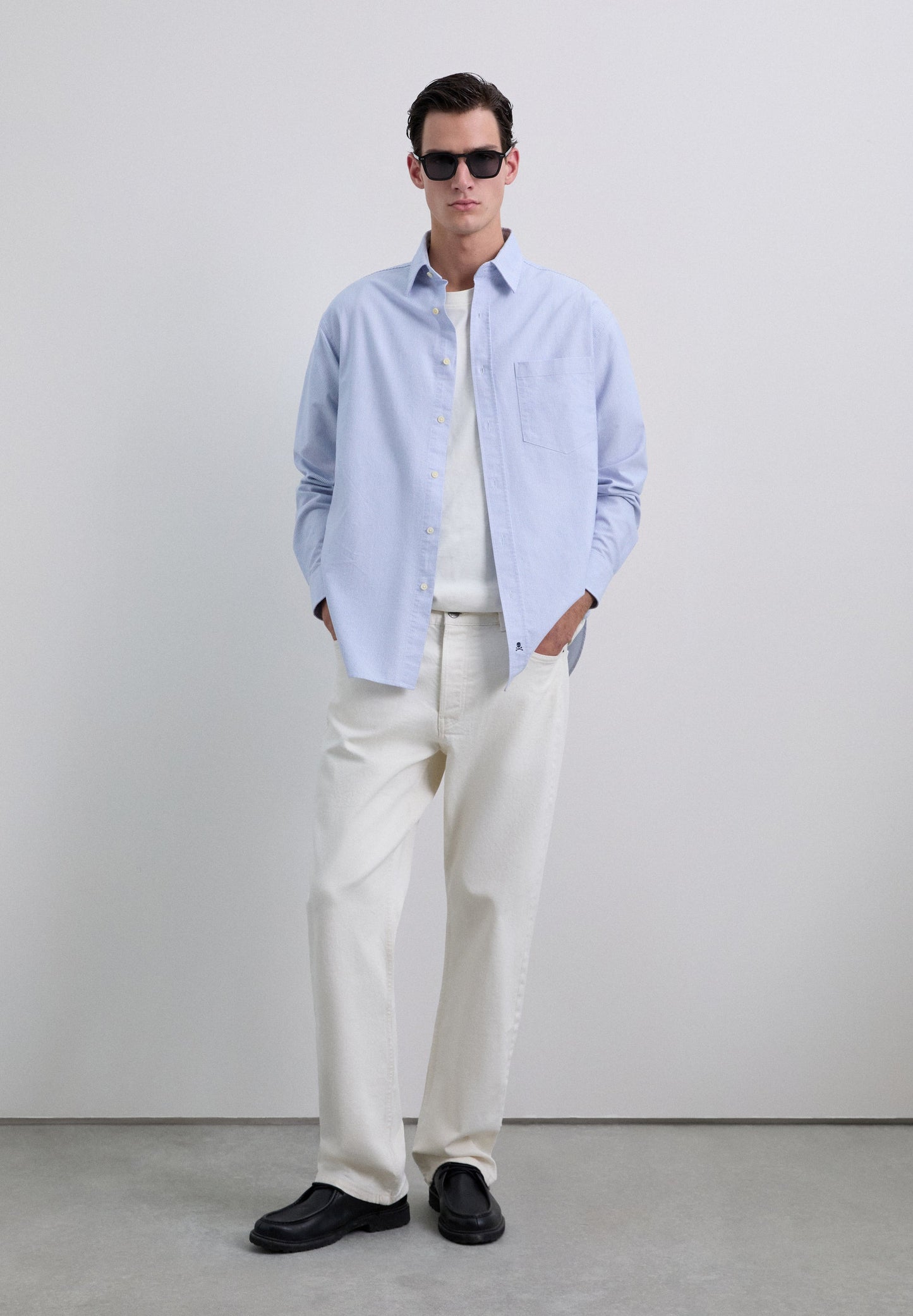 OVERHEMD STREPEN DOODSHOOFD