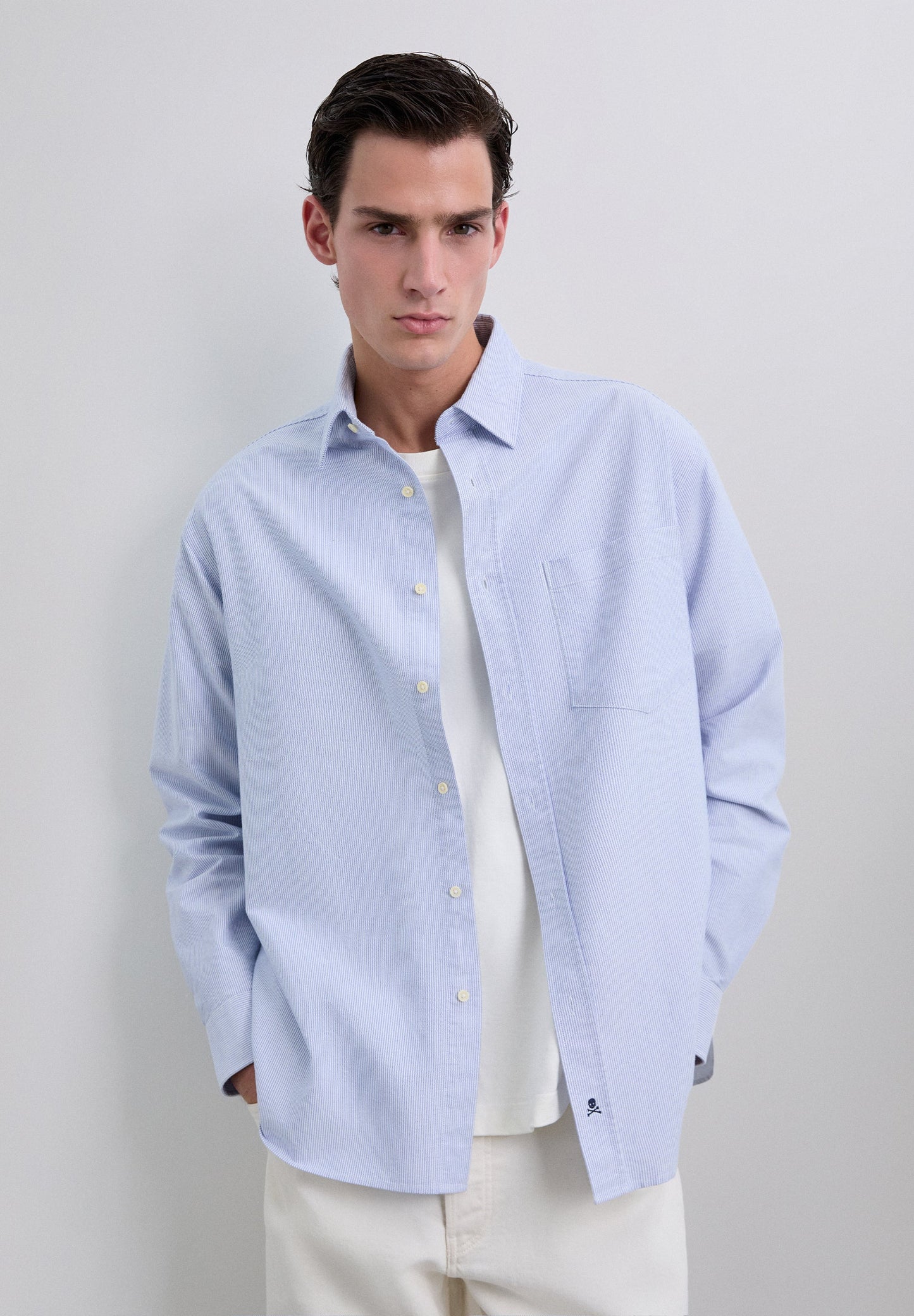 OVERHEMD STREPEN DOODSHOOFD