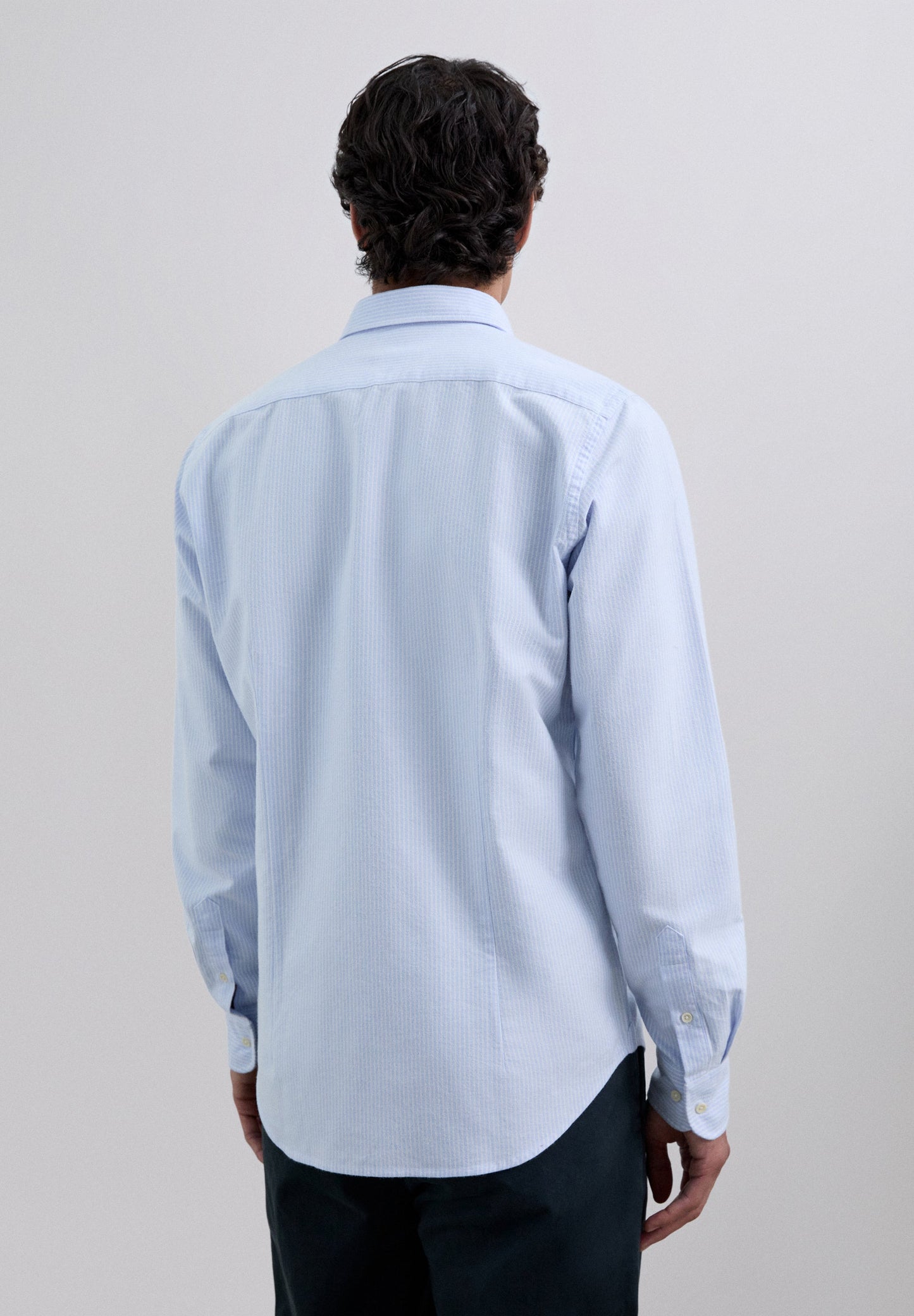 CHEMISE OXFORD RAYURES SKULL
