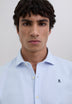 CHEMISE OXFORD RAYURES SKULL