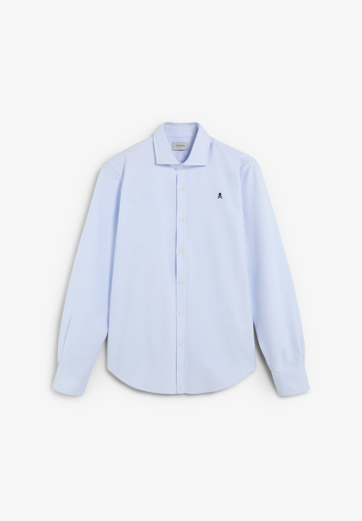CHEMISE OXFORD RAYURES SKULL