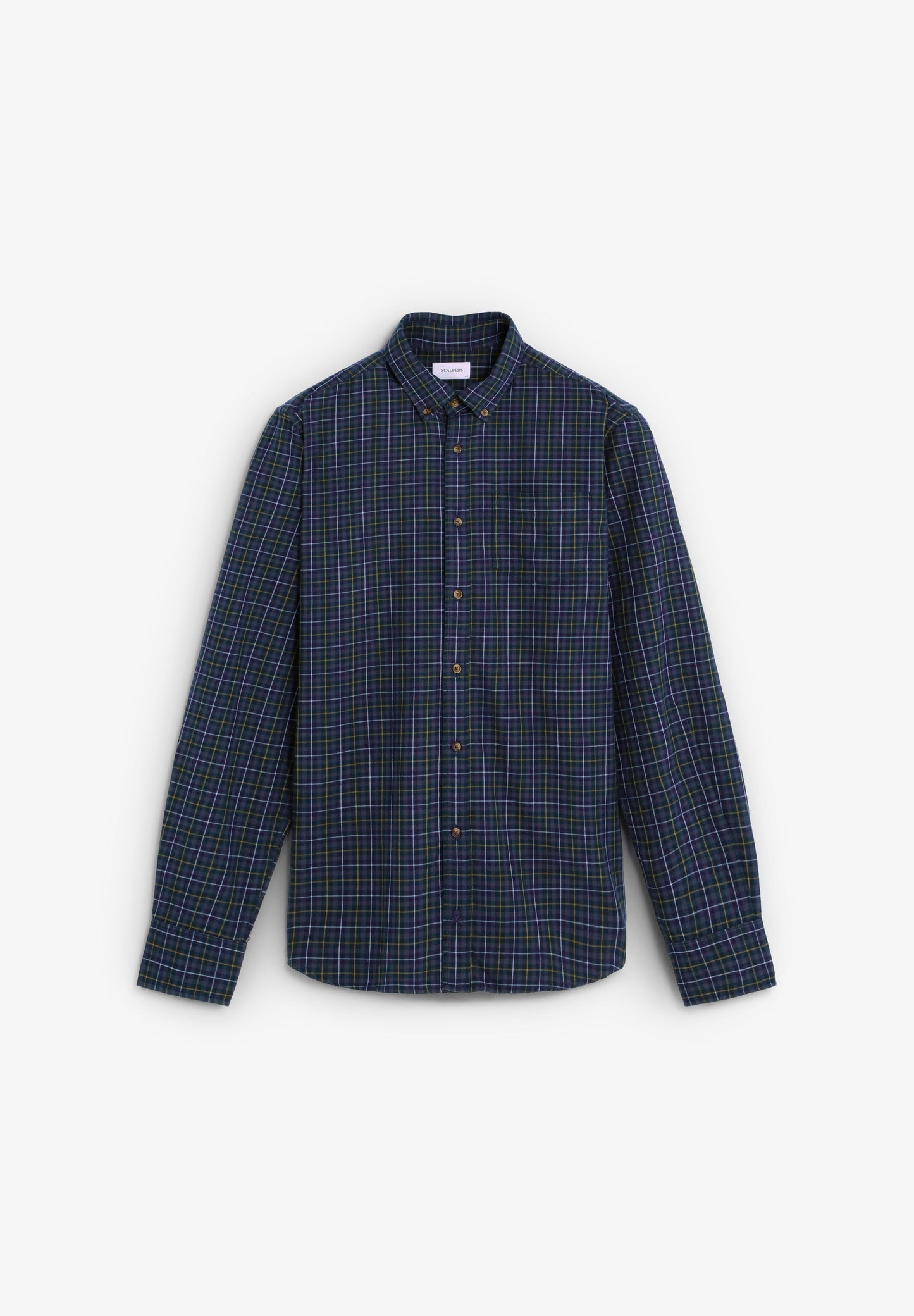 SHIRT MET RUITJESMOTIEF