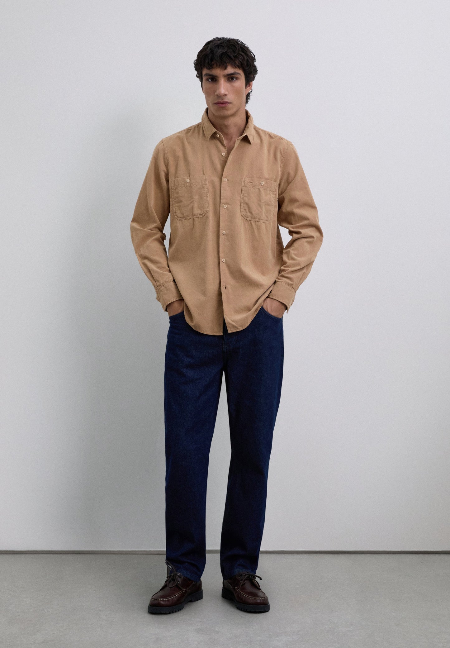 REGULAR FIT CORDUROY SHIRT