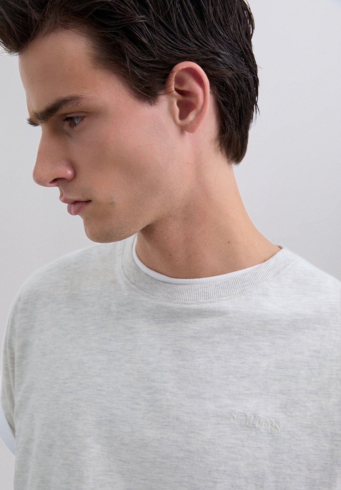 T-SHIRT BORDUURSEL VERWASSSEN EFFECT