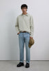 EMBROIDERED POLO SHIRT WITH CORDUROY COLLAR