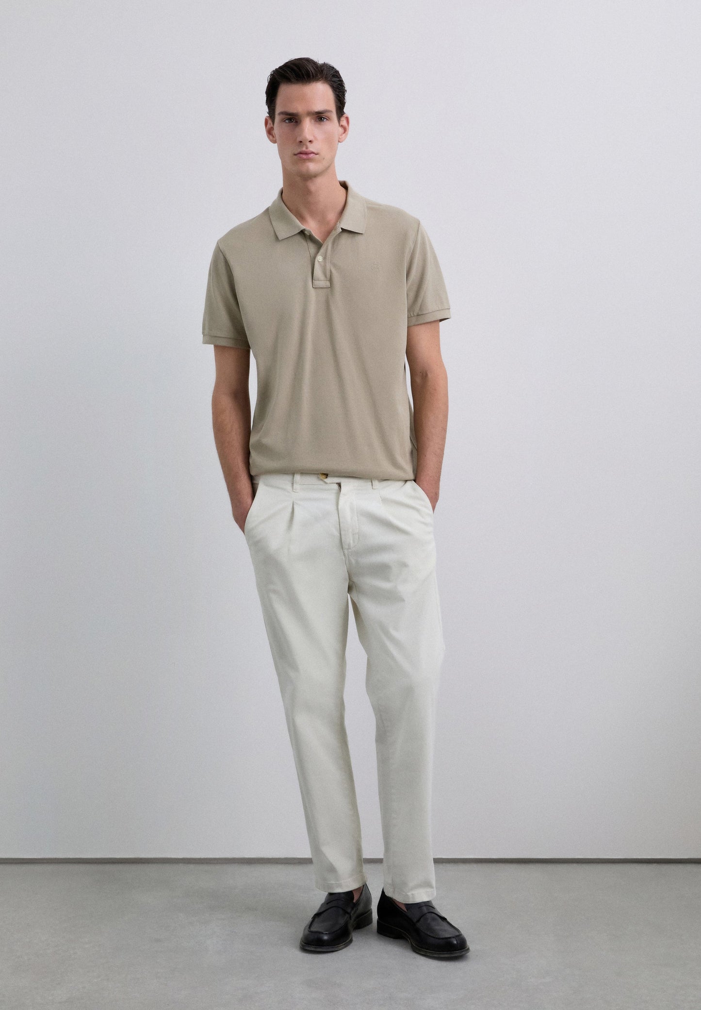 BASIC POLO SHIRT WITH SKULL