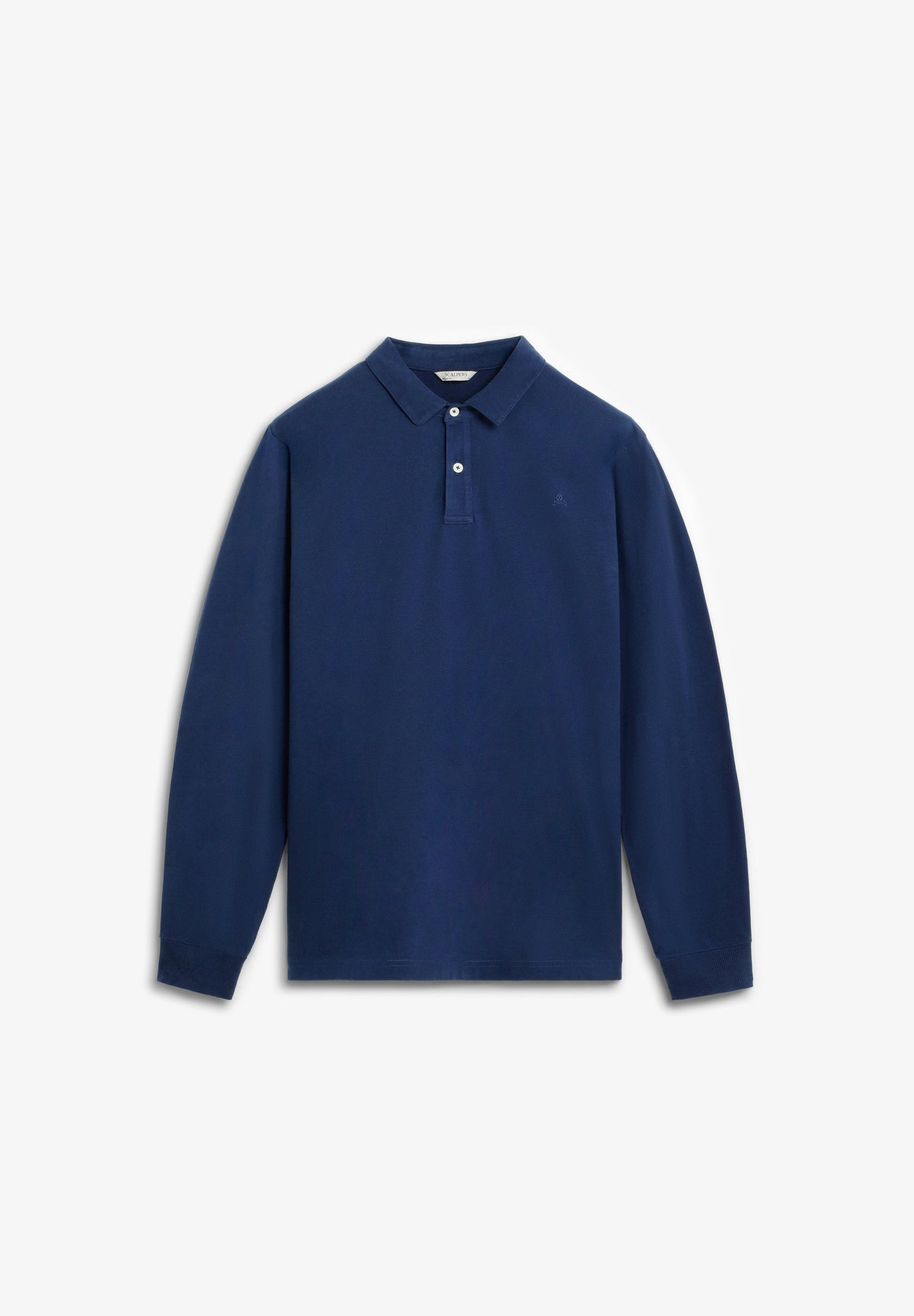 LONG SLEEVE POLO SHIRT WITH SKULL