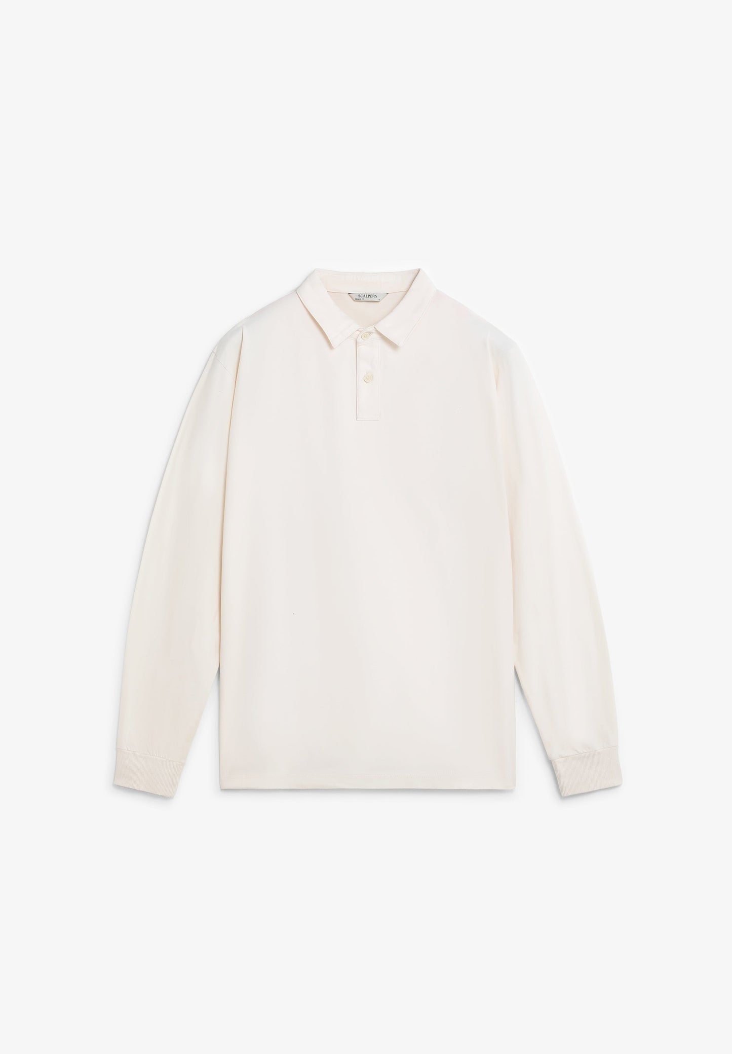 LONG SLEEVE POLO SHIRT WITH SKULL