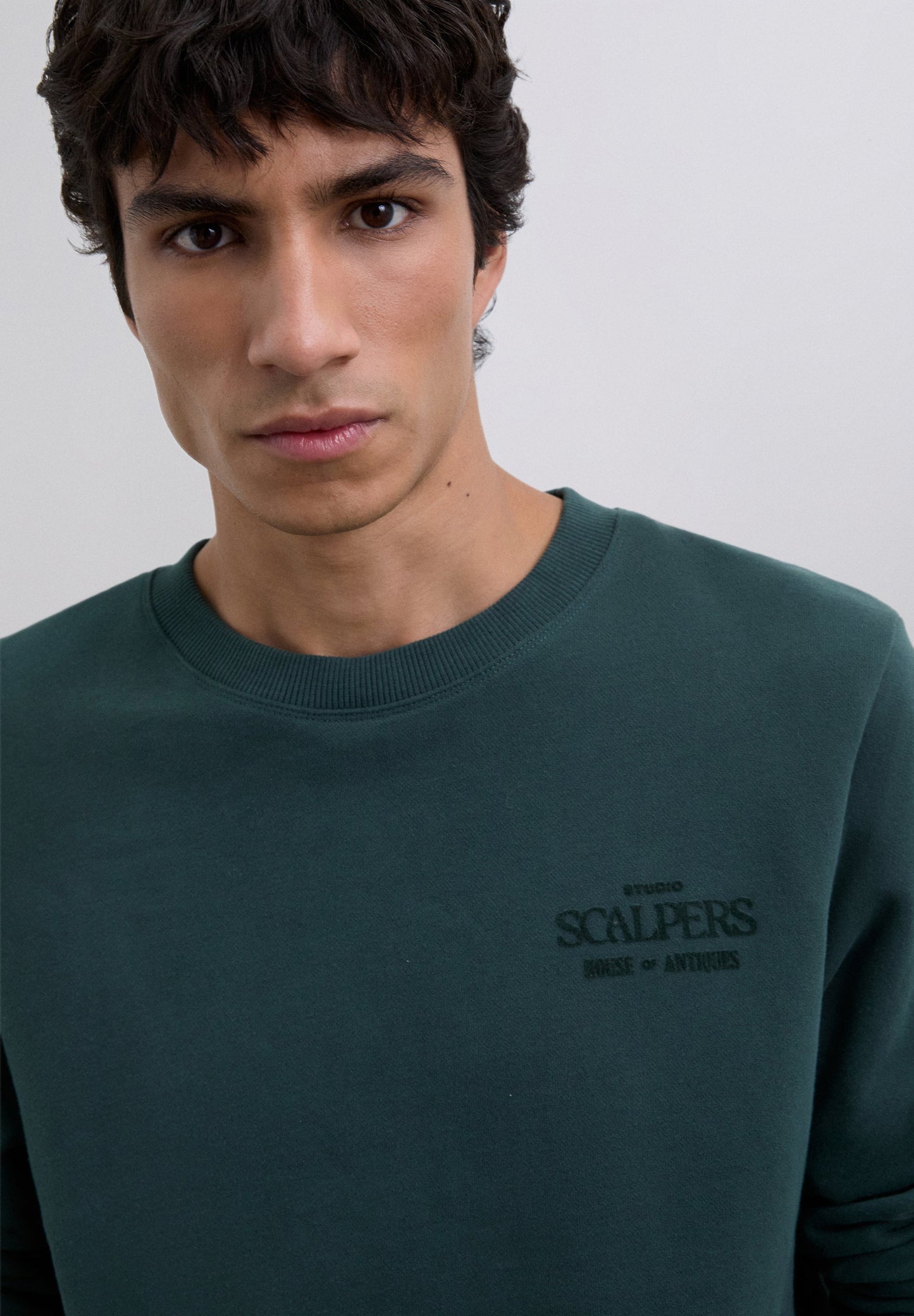 SWEATSHIRT WITH LOGO PRINT