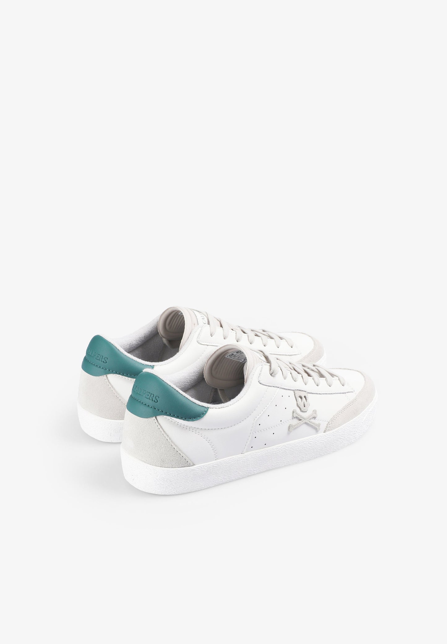 SNEAKERS LEER DOODSHOOFD