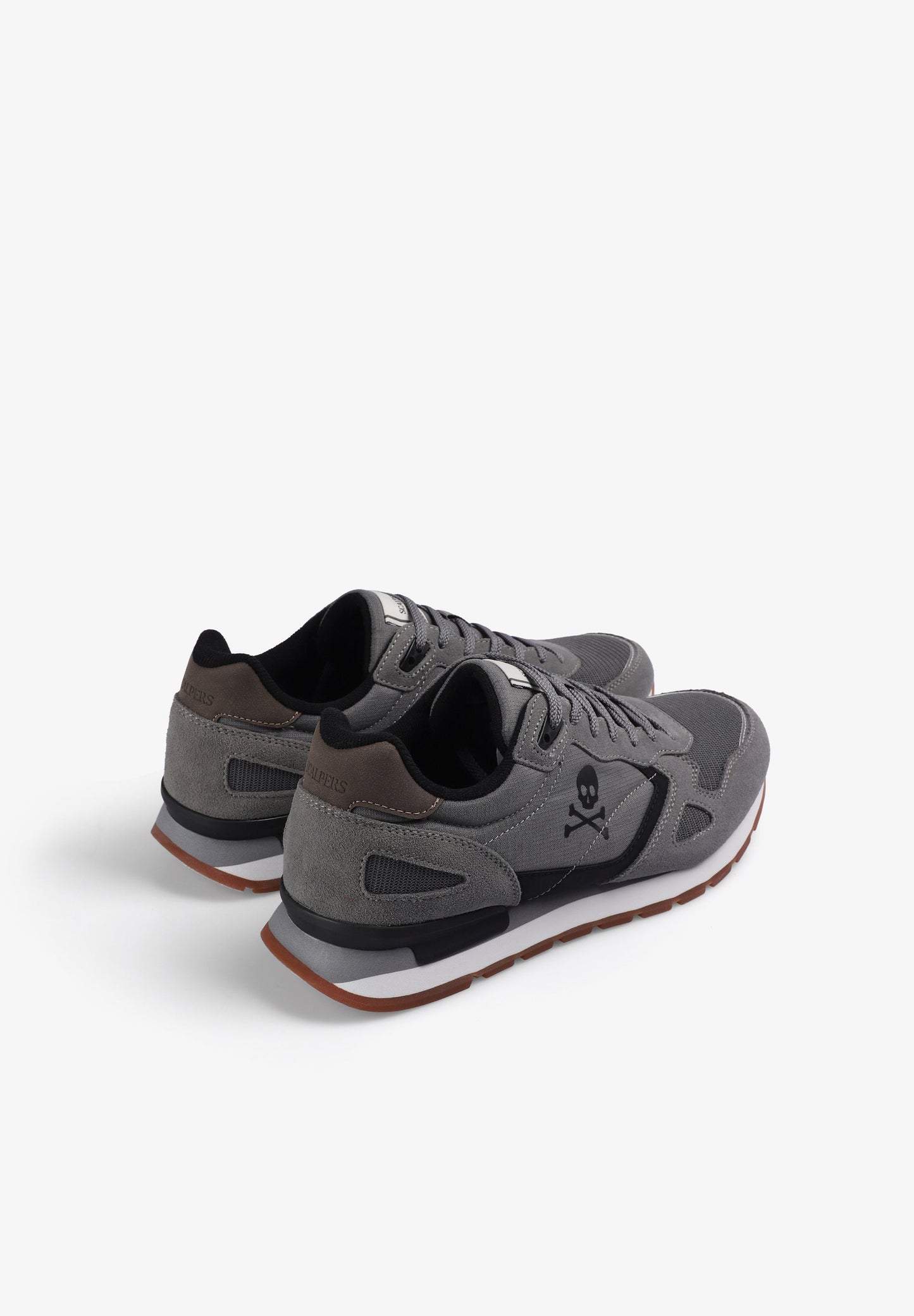 SNEAKERS LEER DOODSHOOFD