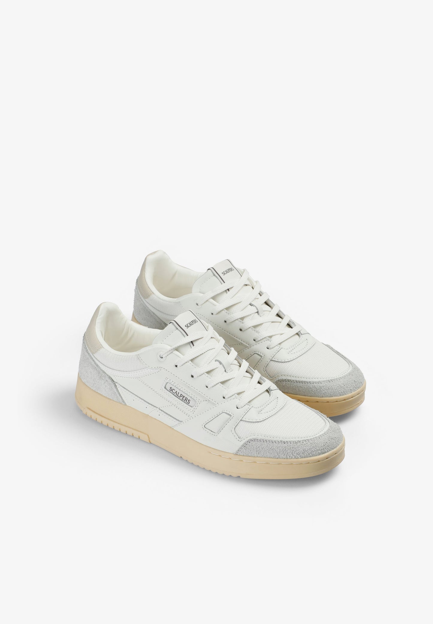 LEATHER LOGO SNEAKERS